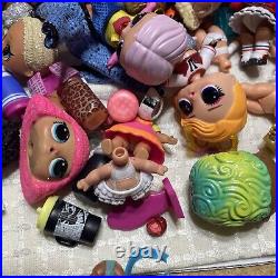 LOL Surprise OMG, Rainbow High Dolls Lot Of Dolls & Accessories