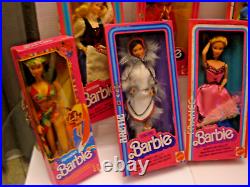 LOT 9 Barbie Dolls Of The World 1979-1983 France India Spain Italy +4 & Hawaiian