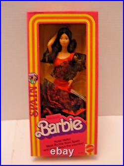 LOT 9 Barbie Dolls Of The World 1979-1983 France India Spain Italy +4 & Hawaiian