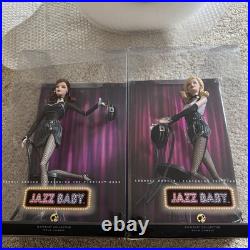 LOT JAZZ BABY Cabaret Dancer BARBIES Redhead AND BLONDE NBRFB RARE! GOLD LABEL