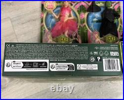 LOT OF 4 Mattel ERROR WICKED. COM Wicked Deluxe Glinda Elphaba Fashion Dolls NIB