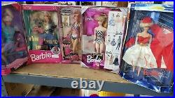 LOT OF 5 Barbie dolls in Boxes New See Description