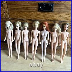 LOT Of 7 Vintage Barbie Twist N Turn 1960's Barbie