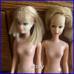 LOT Of 7 Vintage Barbie Twist N Turn 1960's Barbie