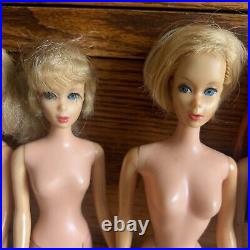 LOT Of 7 Vintage Barbie Twist N Turn 1960's Barbie
