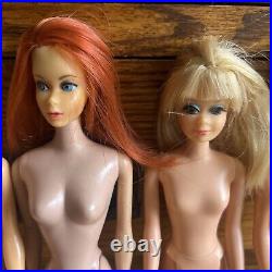 LOT Of 7 Vintage Barbie Twist N Turn 1960's Barbie