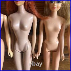 LOT Of 7 Vintage Barbie Twist N Turn 1960's Barbie