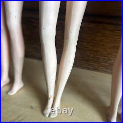 LOT Of 7 Vintage Barbie Twist N Turn 1960's Barbie