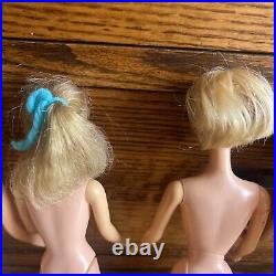LOT Of 7 Vintage Barbie Twist N Turn 1960's Barbie