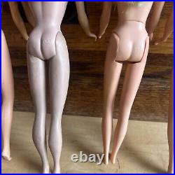 LOT Of 7 Vintage Barbie Twist N Turn 1960's Barbie