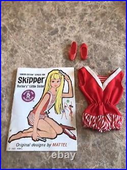 LOT Titian Skipper w box, Trunk booklet, swimsuit, shoes, 3 extra outfits