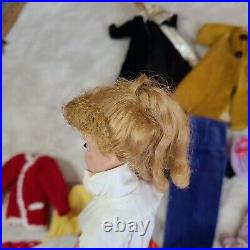 LOT Vtg 1960's Mattel BARBIE Ponytail #4 & Skipper Doll with Original Outfits +Ken