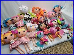 Lalaloopsy Dolls Full Size Doll Huge Lot 18 Pcs + Some Misc Accessories