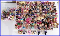 Large LOL Surprise Dolls Lot 113 Dolls, Babies, Pets & 200+ Accessories CLEAN