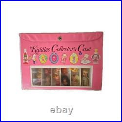 Liddle Kiddle Collectors Case & 12 Kiddles. Pretty Little Tiny Dolls. Qld Aust