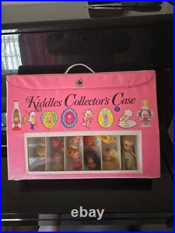 Liddle Kiddle Collectors Case & 12 Kiddles. Pretty Little Tiny Dolls. Qld Aust