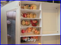 Liddle Kiddle Collectors Case & 12 Kiddles. Pretty Little Tiny Dolls. Qld Aust