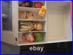 Liddle Kiddle Collectors Case & 12 Kiddles. Pretty Little Tiny Dolls. Qld Aust