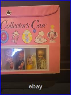 Liddle Kiddle Collectors Case & 12 Kiddles. Pretty Little Tiny Dolls. Qld Aust