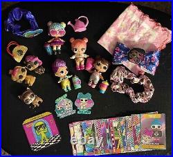 Lol Surprise Lot/dolls/animals/swim Goggles/accessories/btls/blnkts/clths/cards+