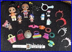 Lol Surprise Lot/dolls/animals/swim Goggles/accessories/btls/blnkts/clths/cards+