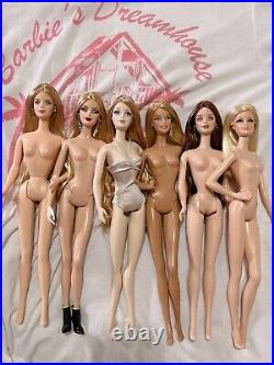 Lot 6 barbie model muse dolls titania Corvette Harley Davidson basic collectors