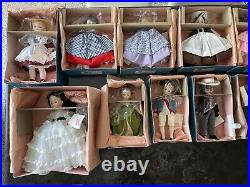 Lot Of 100 Vintage Dolls Madame Alexander, Shirley Temple, Ginger & Ginny