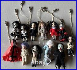 Lot Of 12 Loose Living Dead Dolls 4 Inch Mini Series Figure Mezco Toy Keychain