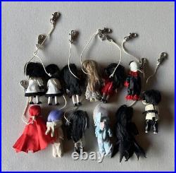 Lot Of 12 Loose Living Dead Dolls 4 Inch Mini Series Figure Mezco Toy Keychain