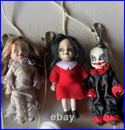 Lot Of 12 Loose Living Dead Dolls 4 Inch Mini Series Figure Mezco Toy Keychain