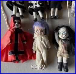 Lot Of 12 Loose Living Dead Dolls 4 Inch Mini Series Figure Mezco Toy Keychain