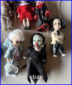 Lot Of 12 Loose Living Dead Dolls 4 Inch Mini Series Figure Mezco Toy Keychain