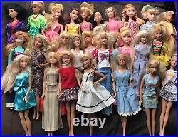 Lot Of 27 Barbie Dolls and Friends / Mattel