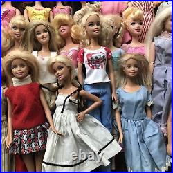 Lot Of 27 Barbie Dolls and Friends / Mattel