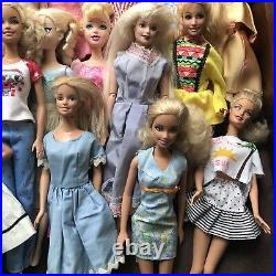 Lot Of 27 Barbie Dolls and Friends / Mattel