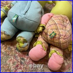 Lot Of 2 MGA Shrek Baby Ogre Laugh Doll Plush Body Vinyl Head Giggling Vibration