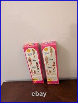 Lot Of 2-Vintage 1978 Barbie Malibu Sun Lovin' And 1978 Sun Lovin' PJ