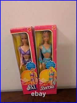 Lot Of 2-Vintage 1978 Barbie Malibu Sun Lovin' And 1978 Sun Lovin' PJ