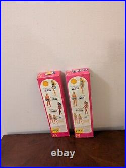 Lot Of 2-Vintage 1978 Barbie Malibu Sun Lovin' And 1978 Sun Lovin' PJ
