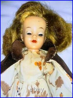 Lot Of 2 Vintage 50s Plastic Vinyl Fashion Dolls Miss Revlon Horseman etc Dolls
