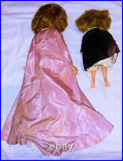 Lot Of 2 Vintage 50s Plastic Vinyl Fashion Dolls Miss Revlon Horseman etc Dolls