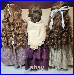Lot Of 3 Good-Kruger Vinyl Dolls Set of Little Women Meg Jo Beth