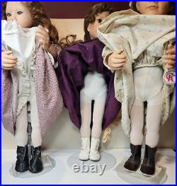 Lot Of 3 Good-Kruger Vinyl Dolls Set of Little Women Meg Jo Beth