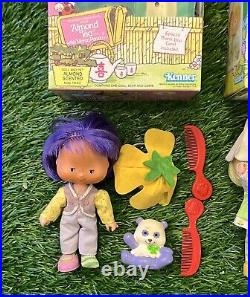 Lot Of 3 VTG Strawberry Shortcake Friend Almond Tea Tulip Tea Cafe Ole with Pets