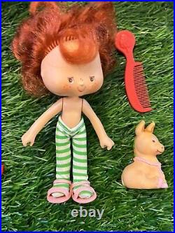 Lot Of 3 VTG Strawberry Shortcake Friend Almond Tea Tulip Tea Cafe Ole with Pets