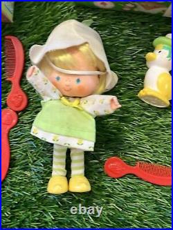 Lot Of 3 VTG Strawberry Shortcake Friend Almond Tea Tulip Tea Cafe Ole with Pets