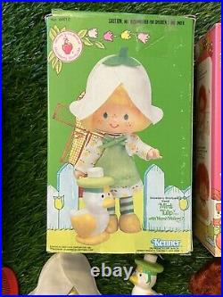 Lot Of 3 VTG Strawberry Shortcake Friend Almond Tea Tulip Tea Cafe Ole with Pets