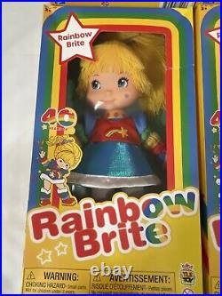 Lot Of (4) Rainbow Brite 12 Fashion Dolls (40th Anniversary) 2024 New