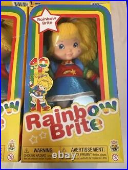 Lot Of (4) Rainbow Brite 12 Fashion Dolls (40th Anniversary) 2024 New