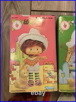 Lot Of 4 VTG Strawberry Shortcake Friend Almond Tea Tulip Tea Cafe Ole with Pets